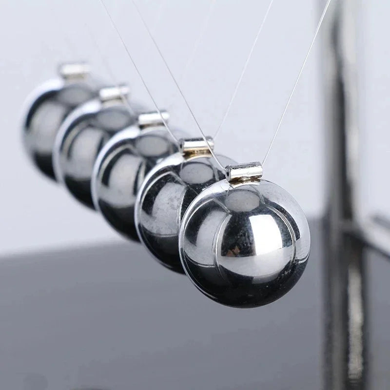 Newton's Cradle Balance Steel Ball Teaching Supplies Physics Science Pendulum Desktop Stress Relief Gifts Home Decoration