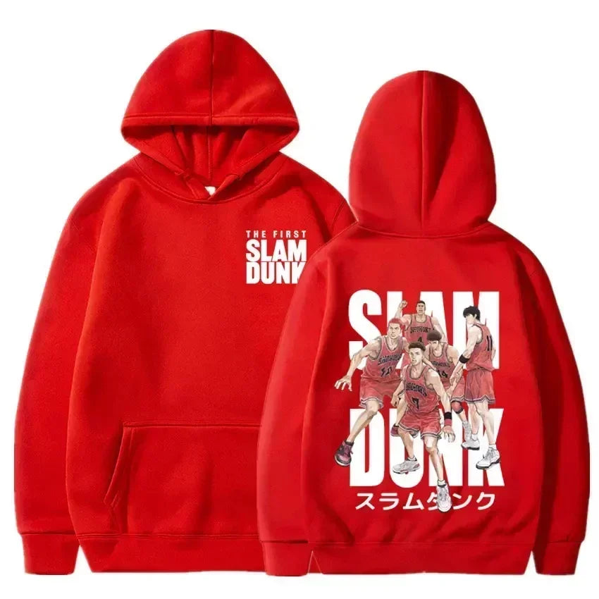 Anime Slam Dunk Hoodie Boy Girl Fashion Hoody Sweatshirt Fleece Male Hip-hop Hip-hop Hot Sale Winter Loose Streetwear