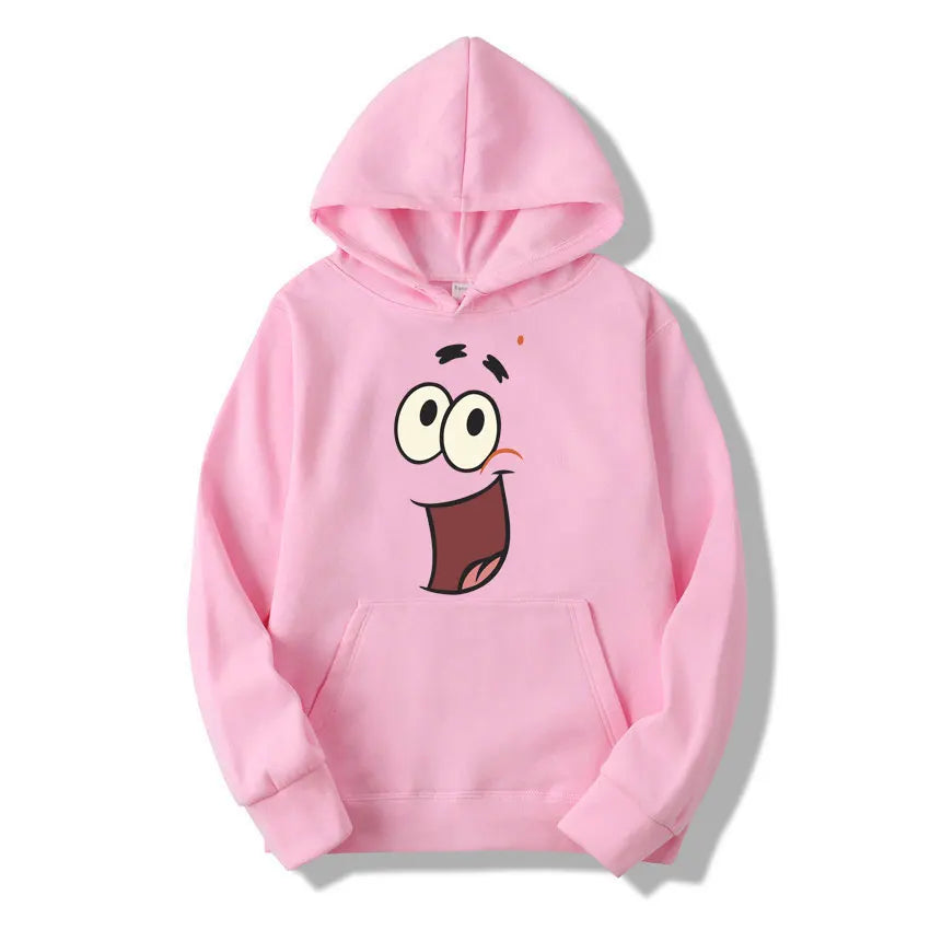 SpongeBob Cartoon Anime Women Hoodie 2024 New Fashion Yellow Men Pullover Tops Spring Autumn Couple Sweatshirt Clothing