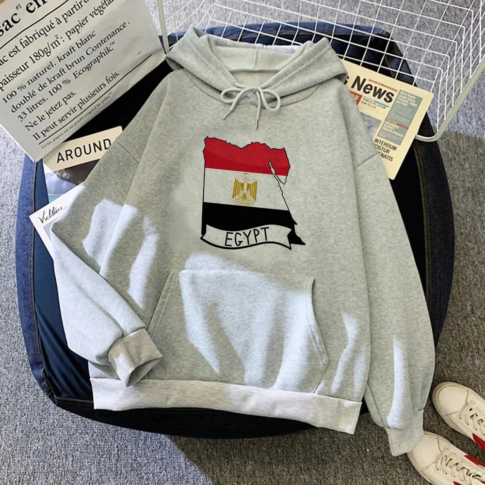 Egypt hoodies women sweat y2k aesthetic Pullover women 90s Pullover