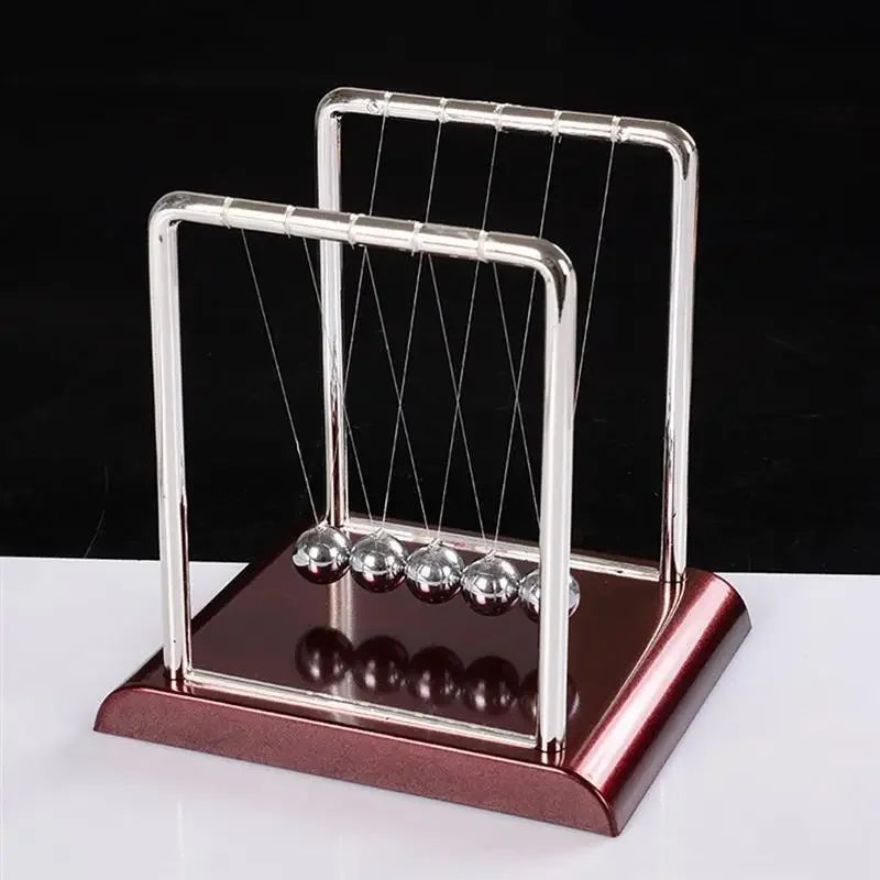 Newton Cradle Balance Steel Balls Perpetual Motion Collision Ball School Teaching Physics Science Pendulum Toy Home Decoration