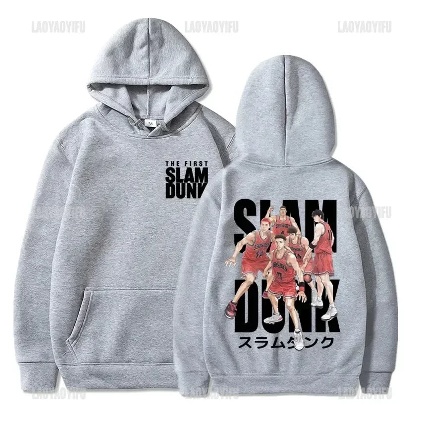 Anime Slam Dunk Hoodie Boy Girl Fashion Hoody Sweatshirt Fleece Male Hip-hop Hip-hop Hot Sale Winter Loose Streetwear