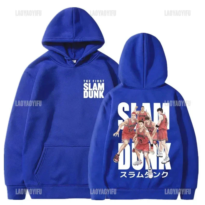 Anime Slam Dunk Hoodie Boy Girl Fashion Hoody Sweatshirt Fleece Male Hip-hop Hip-hop Hot Sale Winter Loose Streetwear