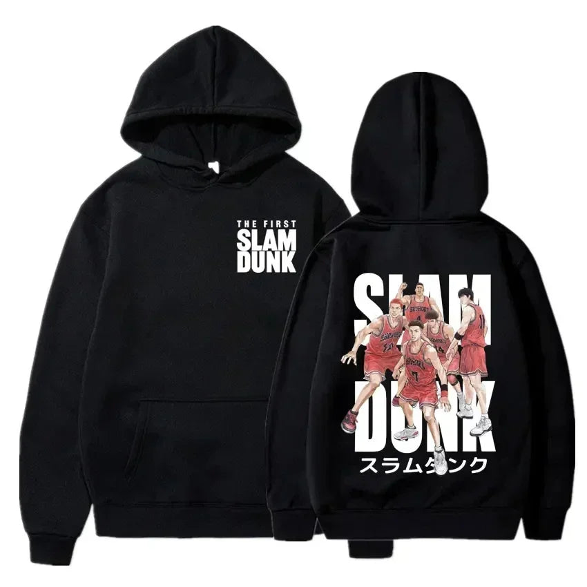 Anime Slam Dunk Hoodie Boy Girl Fashion Hoody Sweatshirt Fleece Male Hip-hop Hip-hop Hot Sale Winter Loose Streetwear