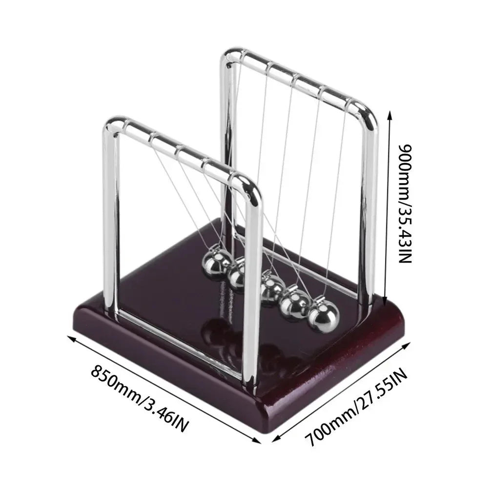 Newton's Cradle Balance Steel Ball Teaching Supplies Physics Science Pendulum Desktop Stress Relief Gifts Home Decoration